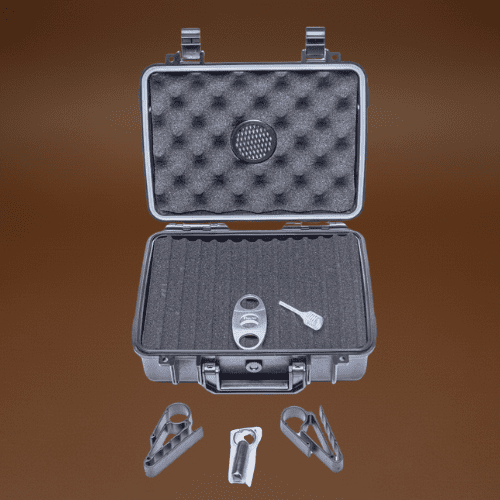 Flauno 15 Cap Cigar Travel Case